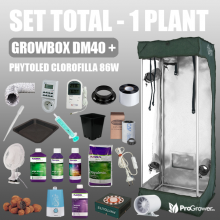 Complete Kit - 1 PLANT - Growbox DM40 + CLOROFILLA LED (with nutrients)