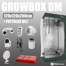 Complete Kit: Growbox DiamondRoom 120 + PhytoLED NX2