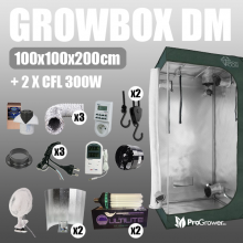 Complete Kit: Growbox Diamond Room 100 + 2 x CFL 300W
