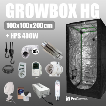 Complete Kit: Growbox Herbgarden 100 + HPS 400W