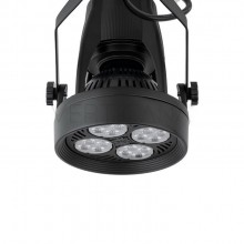 Lighting set VERTICANA 3x bulb + holder + rail, black, 45 ° lens