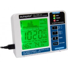 HYDROFARM Autopilot Desktop CO2, Temperature, Humidity Monitor, Data Logger