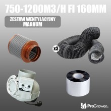 Ventilation Kit MAGNUM 750-1200m3/h fi 160mm
