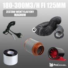 Ventilation Kit MAGNUM 180-300m3/h fi 125mm