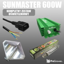 SUNMASTER 600W, complete lighting kit