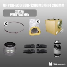 Ventilation Kit VF PRO-ECO 800-1200m3/h fi 200mm