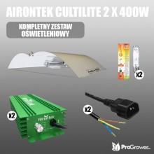 Airontek Cultilite 2 x 400W, complete lighting kit