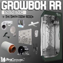 Complete Kit: Growbox RoyalRoom C60 60x60x160cm + Grow The Jungle The Jackson LITE 100W