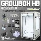 Complete Kit: Growbox HB White Ambient R120 PAR+ 120x90xh180cm + 2 x SANlight Q4W LED 150W