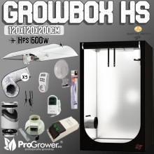 Complete Kit: Growbox 120x120x200cm + HPS 600W