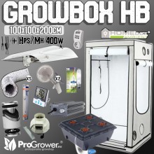 Complete Kit - 4 PLANTS - Growbox 100x100x200cm + HPS/MH 400W