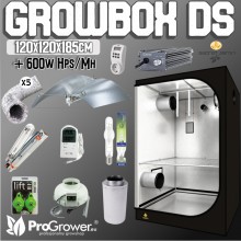 Complete Kit: Growbox Dark Street 120 + HPS 600W