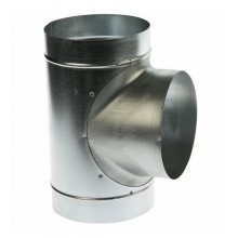 Metal ventilation tee ⌀ 3 x 160mm