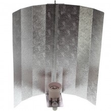 Reflector Hood, hammered finish, 47 x 47 cm, bracket, lampholder, luster terminal
