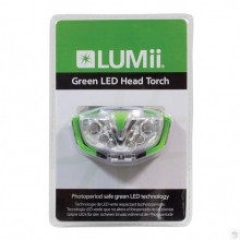 Flashlight LUMII Green LED 10W to observe plants at night