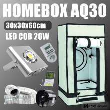 Complete Set LED Mini: Homebox AQ30 + LED COB 20W