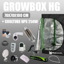 Complete Kit: Growbox Herbgarden 70x70x100cm + Cooltube HPS 250W