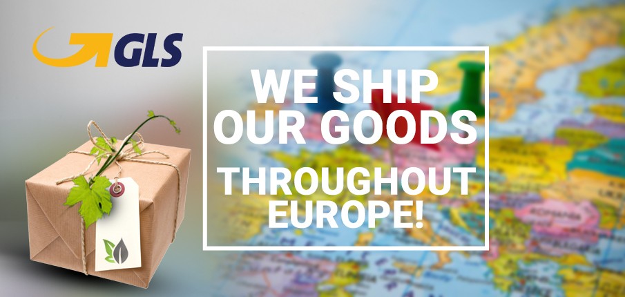 We ship our goods throughout Europe!